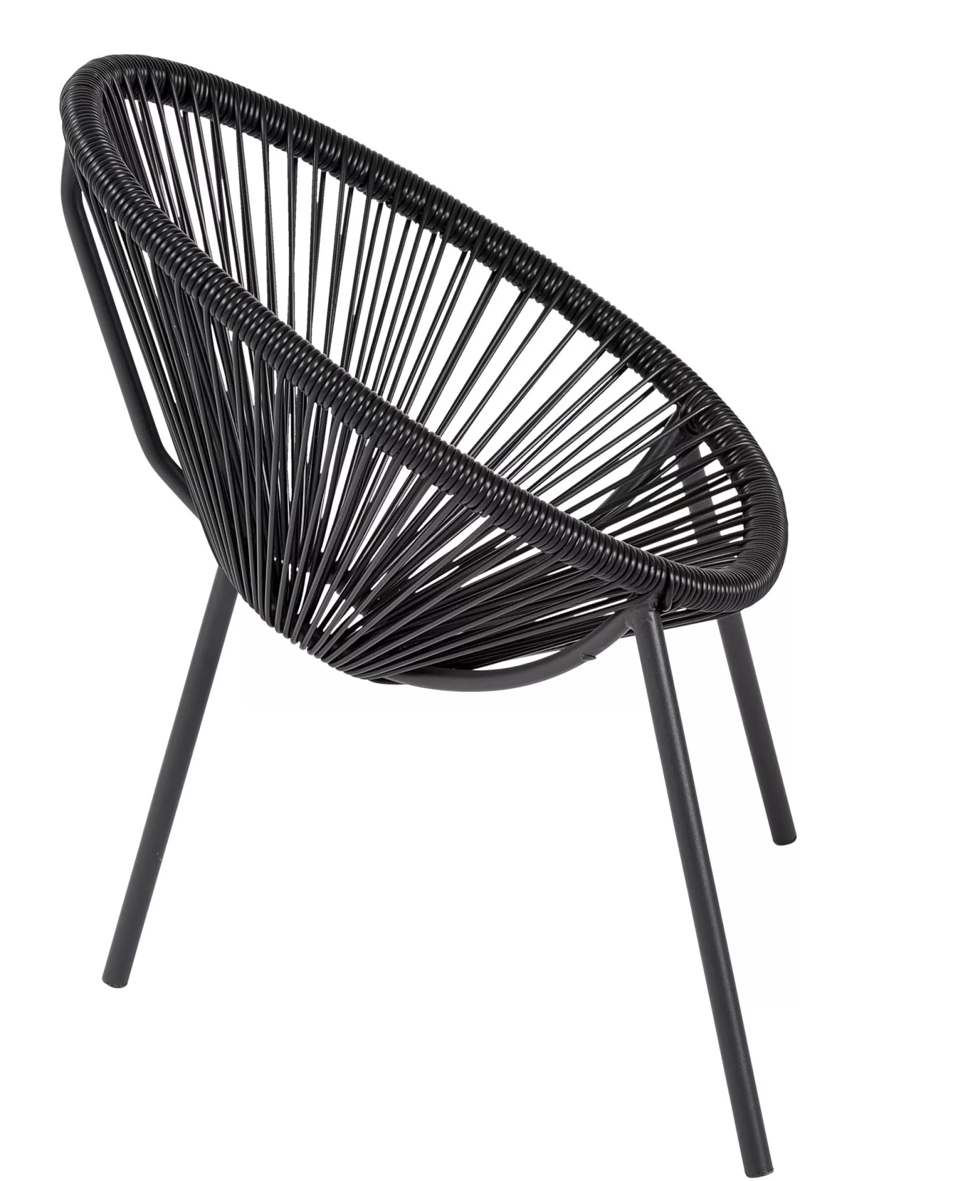 Sillas Infantiles<CASA Acapulco Silla Para Ninos Negro