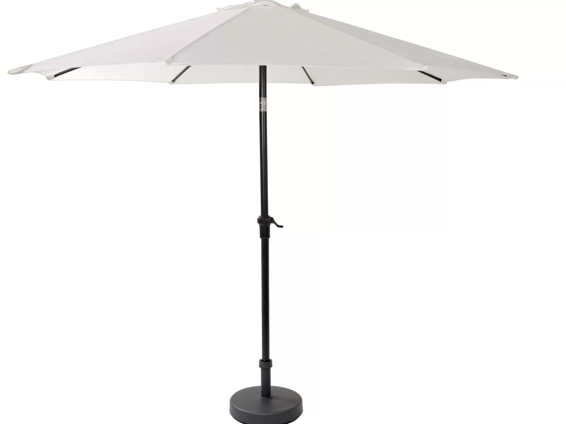 Parasoles<CASA Alu Parasol Sin Pie Blanco