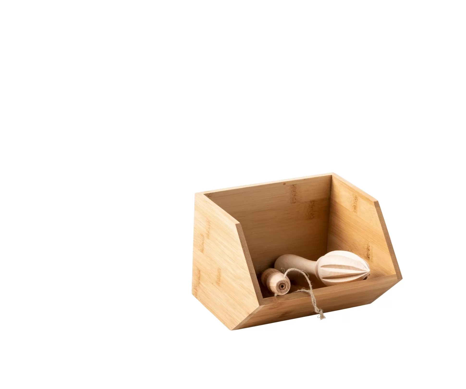 Taperes<CASA Bamboo Organizador Apilable Natural