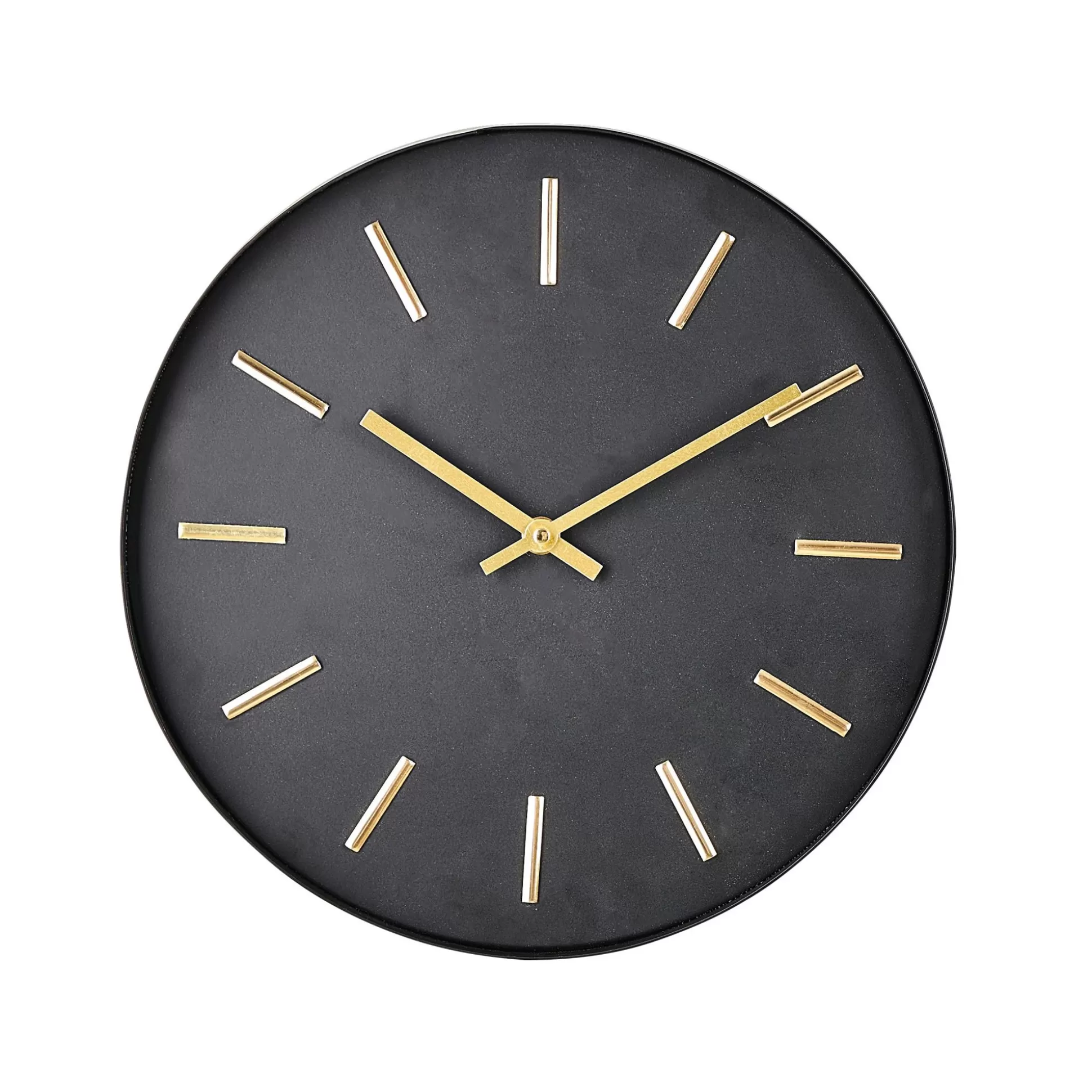 Campanas<CASA Black Reloj De Pared Negro