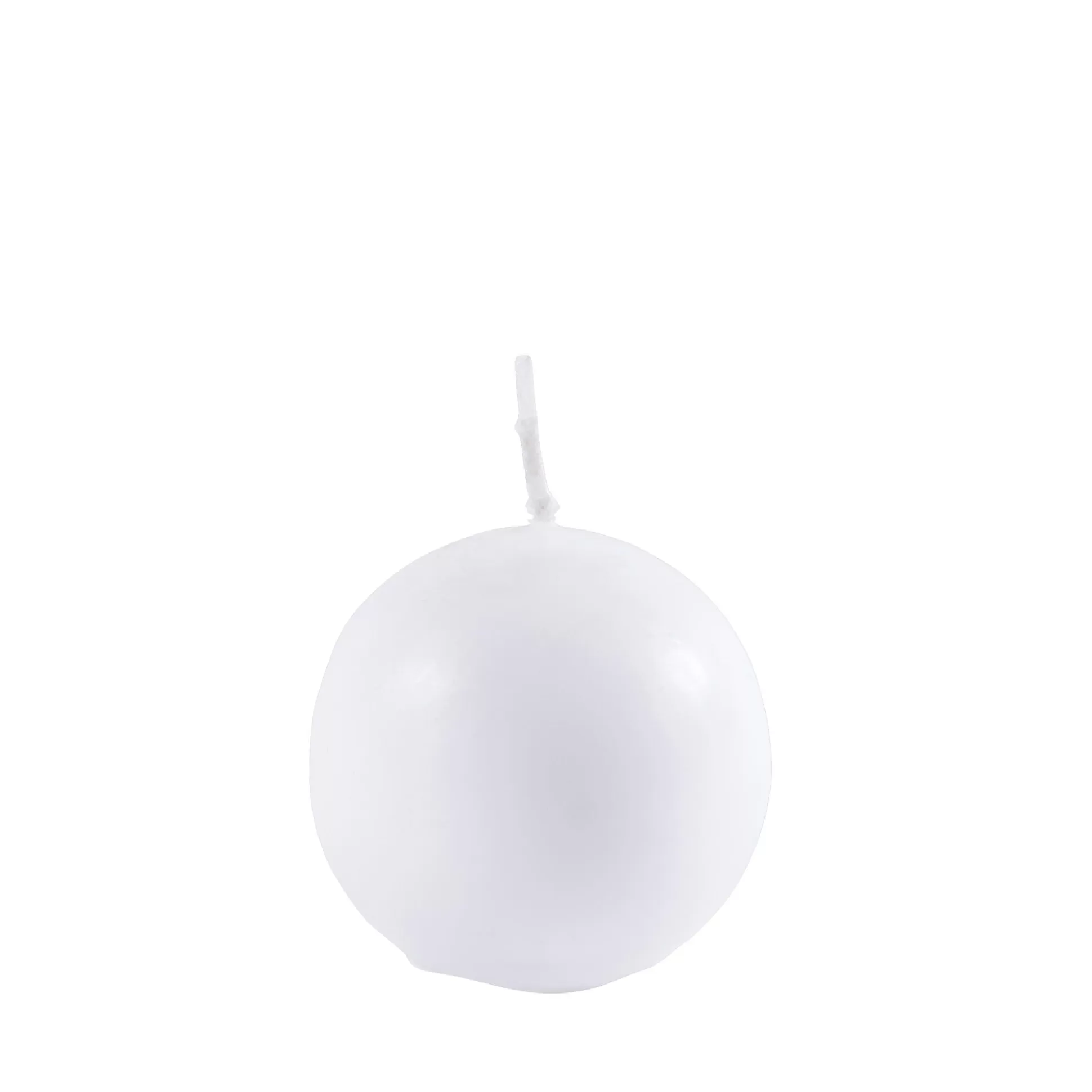 Velas<CASA Bola Vela Esferica Blanco