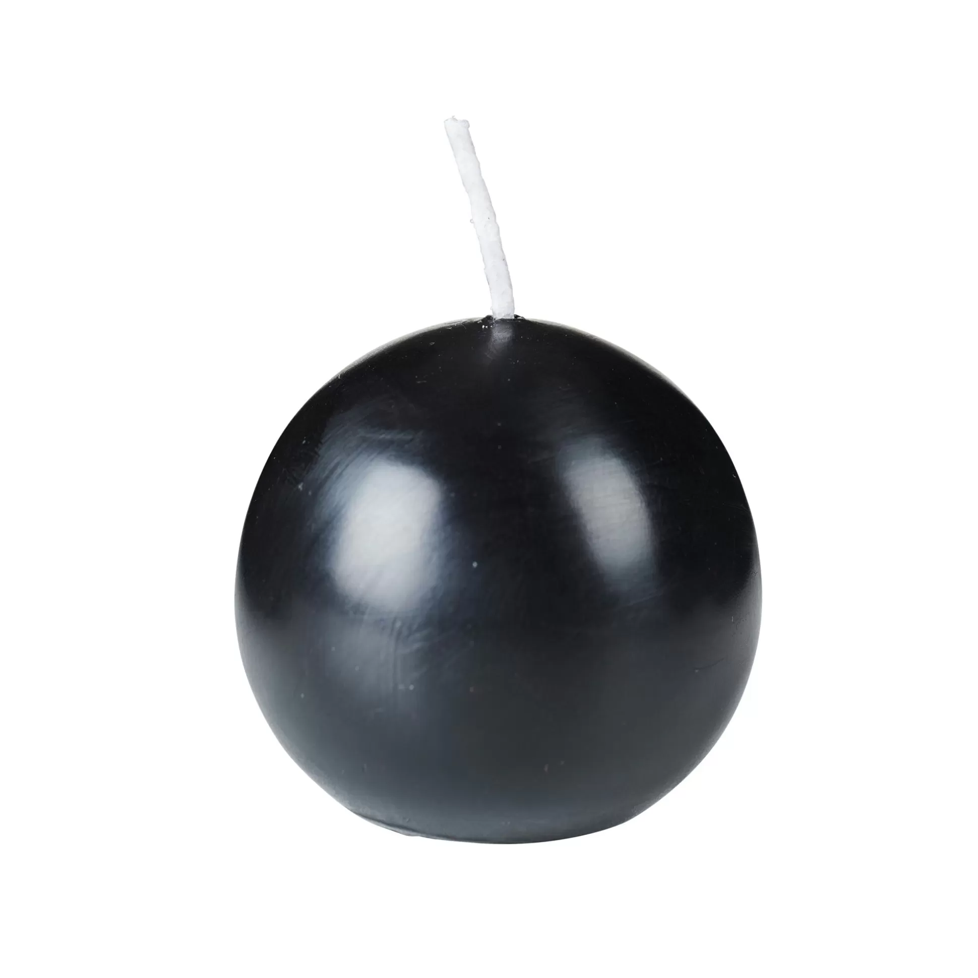 Velas<CASA Bola Vela Esferica Negro