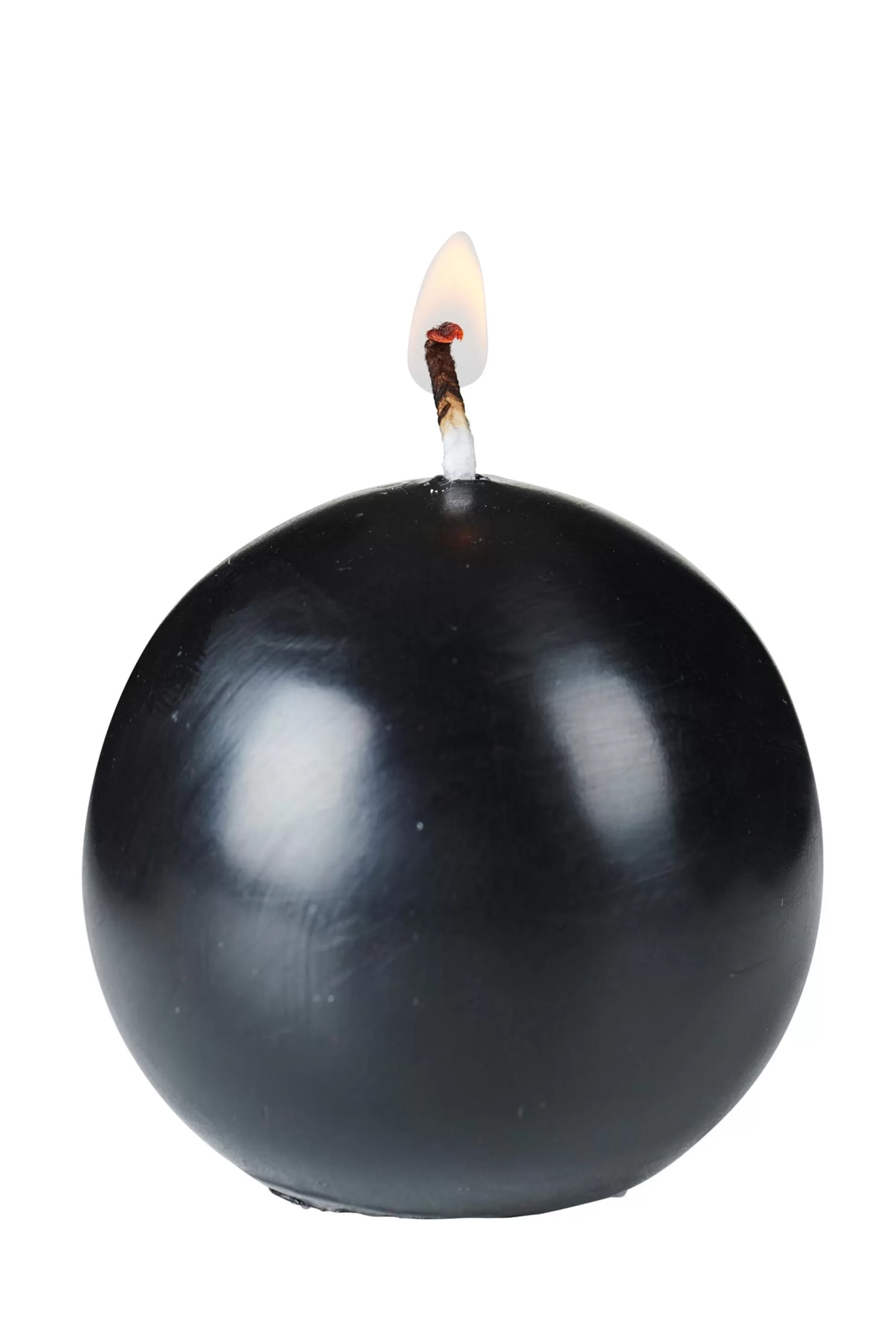 Velas<CASA Bola Vela Esferica Negro