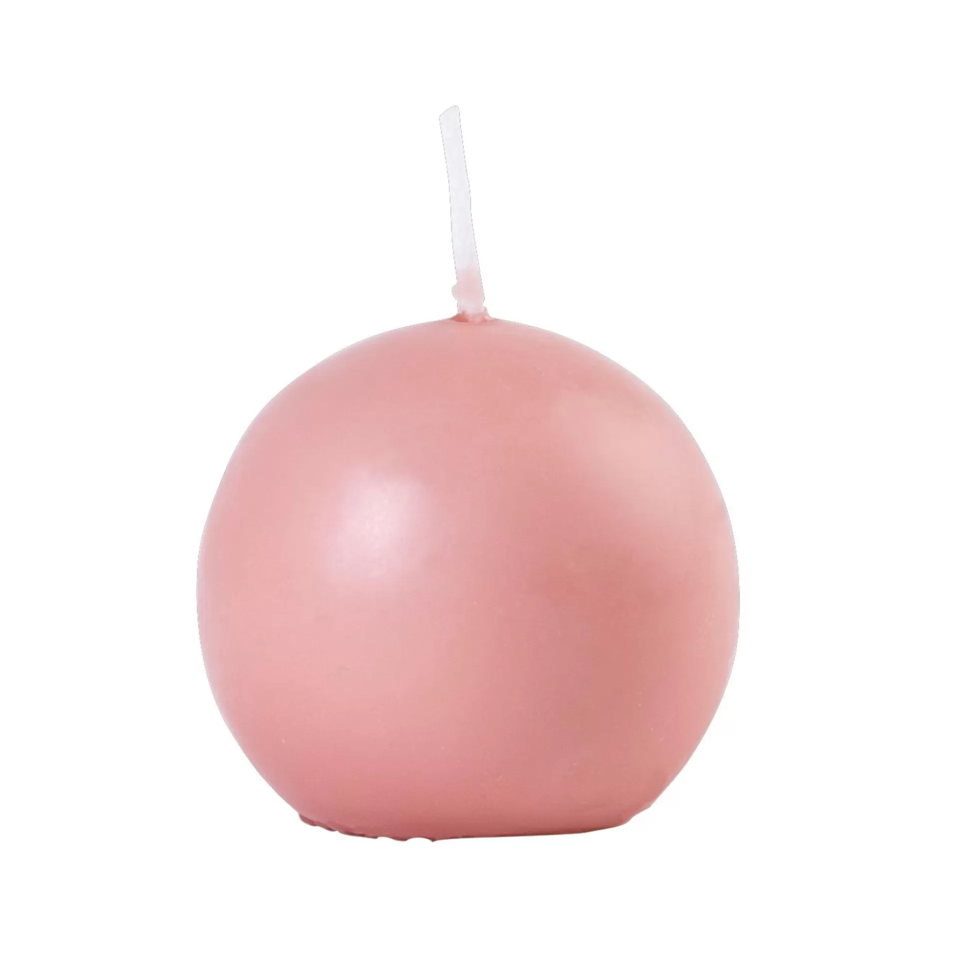 Velas<CASA Bola Vela Esferica Rosa
