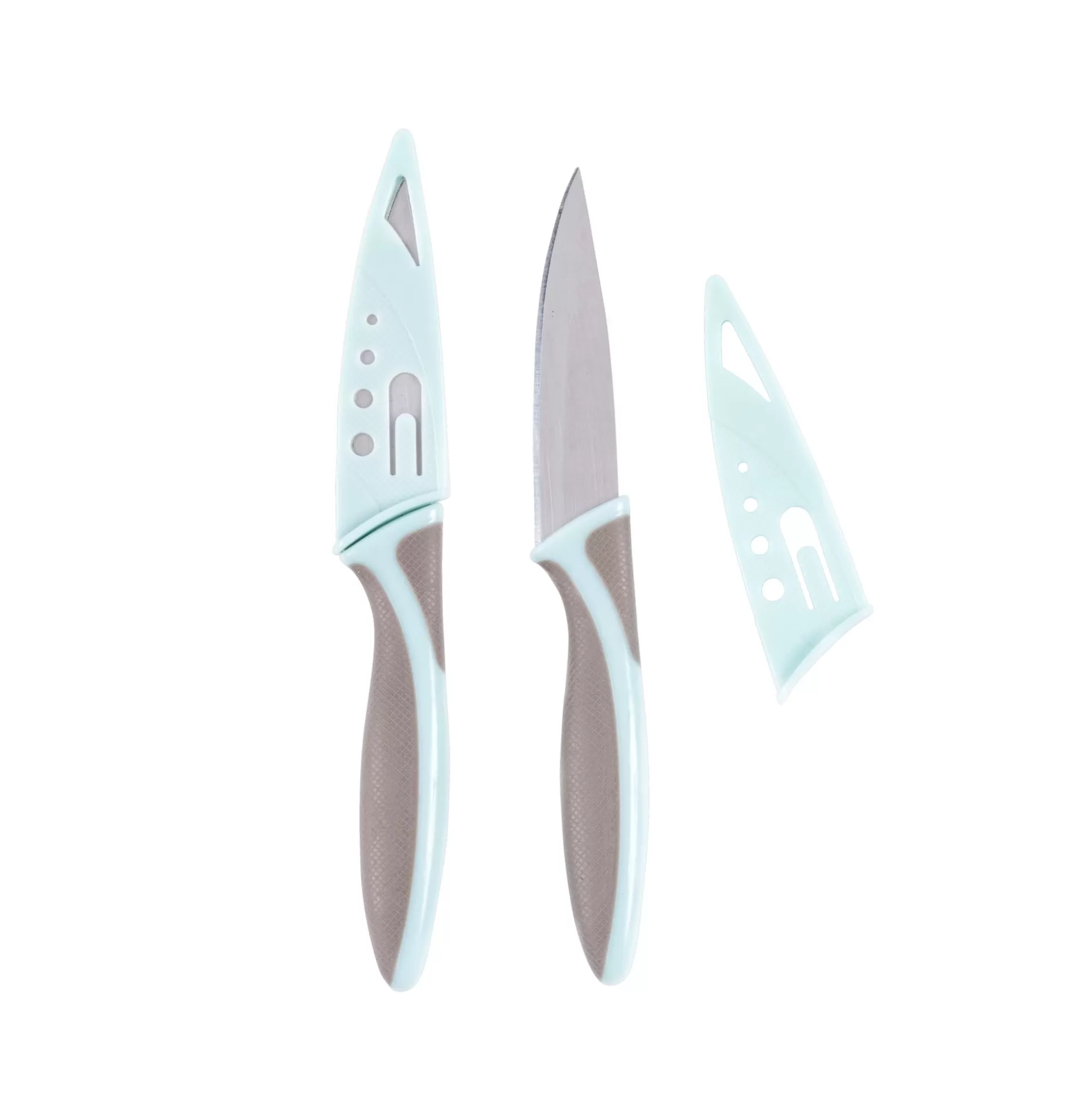 Peladores<CASA Kitchen Cuchillo Pelador Juego De 2 Gris, Azul