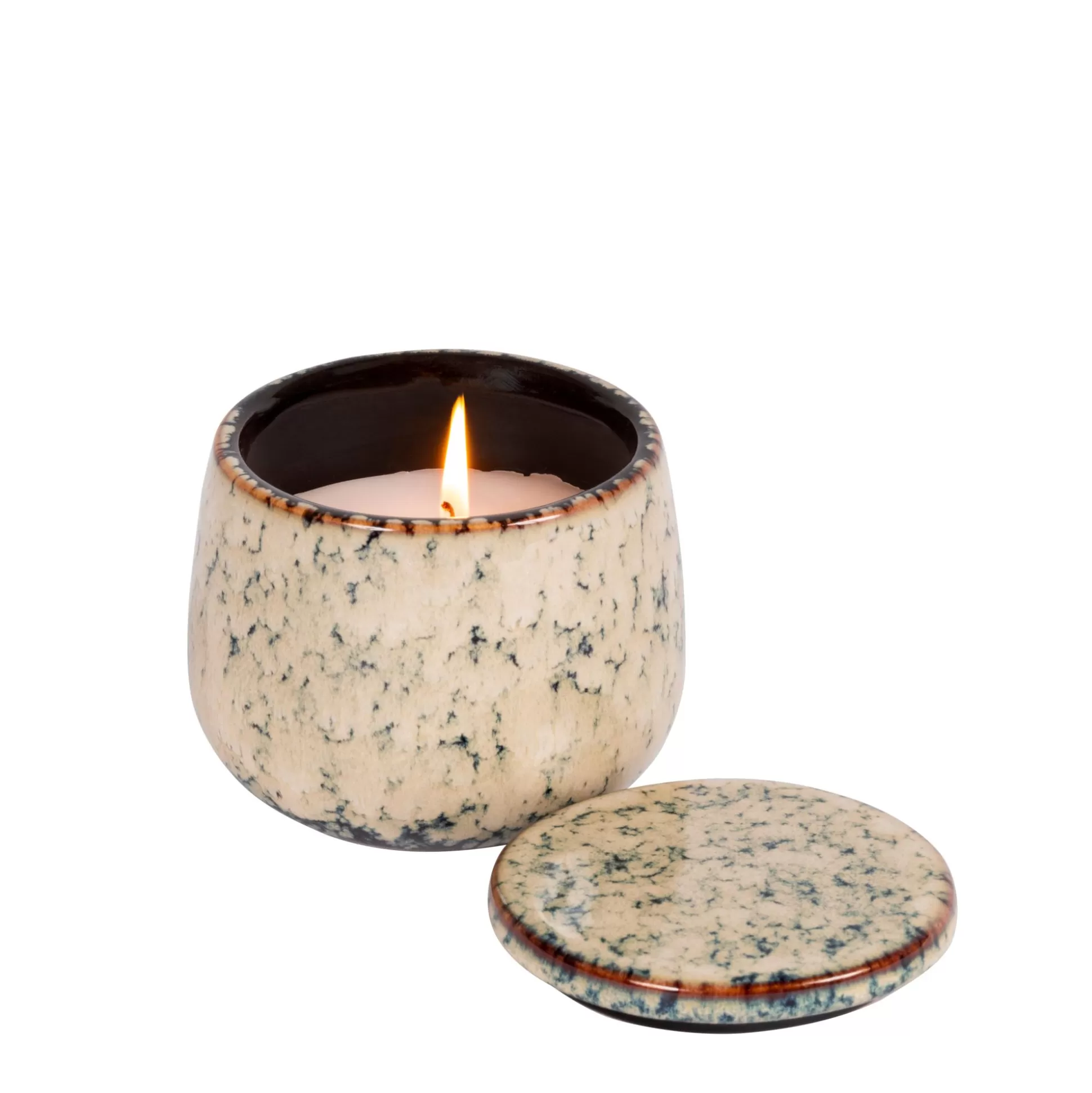 Velas<CASA Ceramic Vela En Maceta Azul