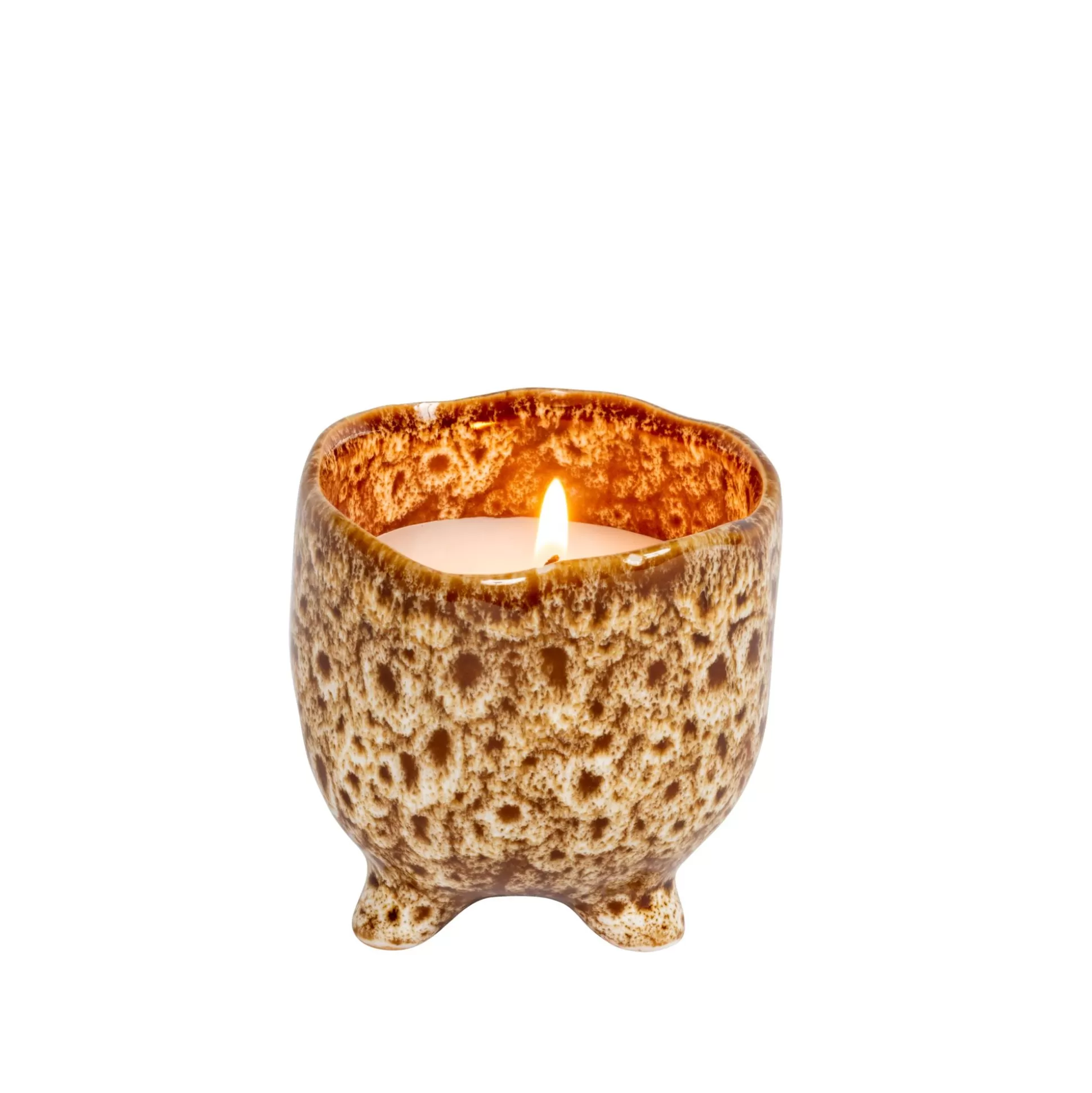 Velas<CASA Ceramic Vela En Maceta Marron
