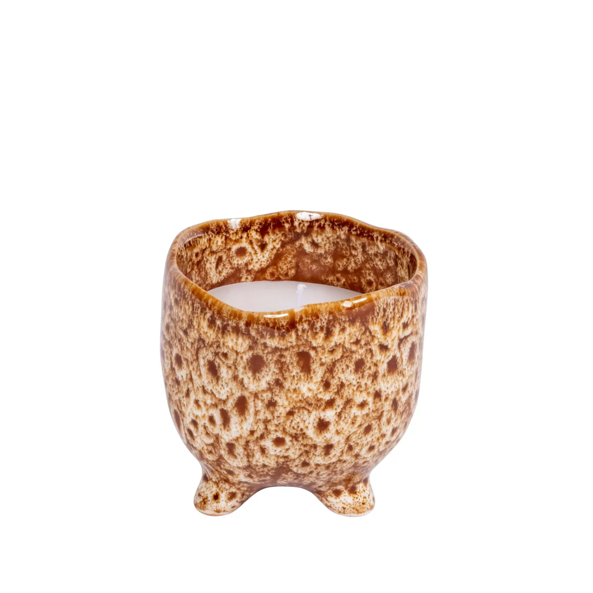 Velas<CASA Ceramic Vela En Maceta Marron