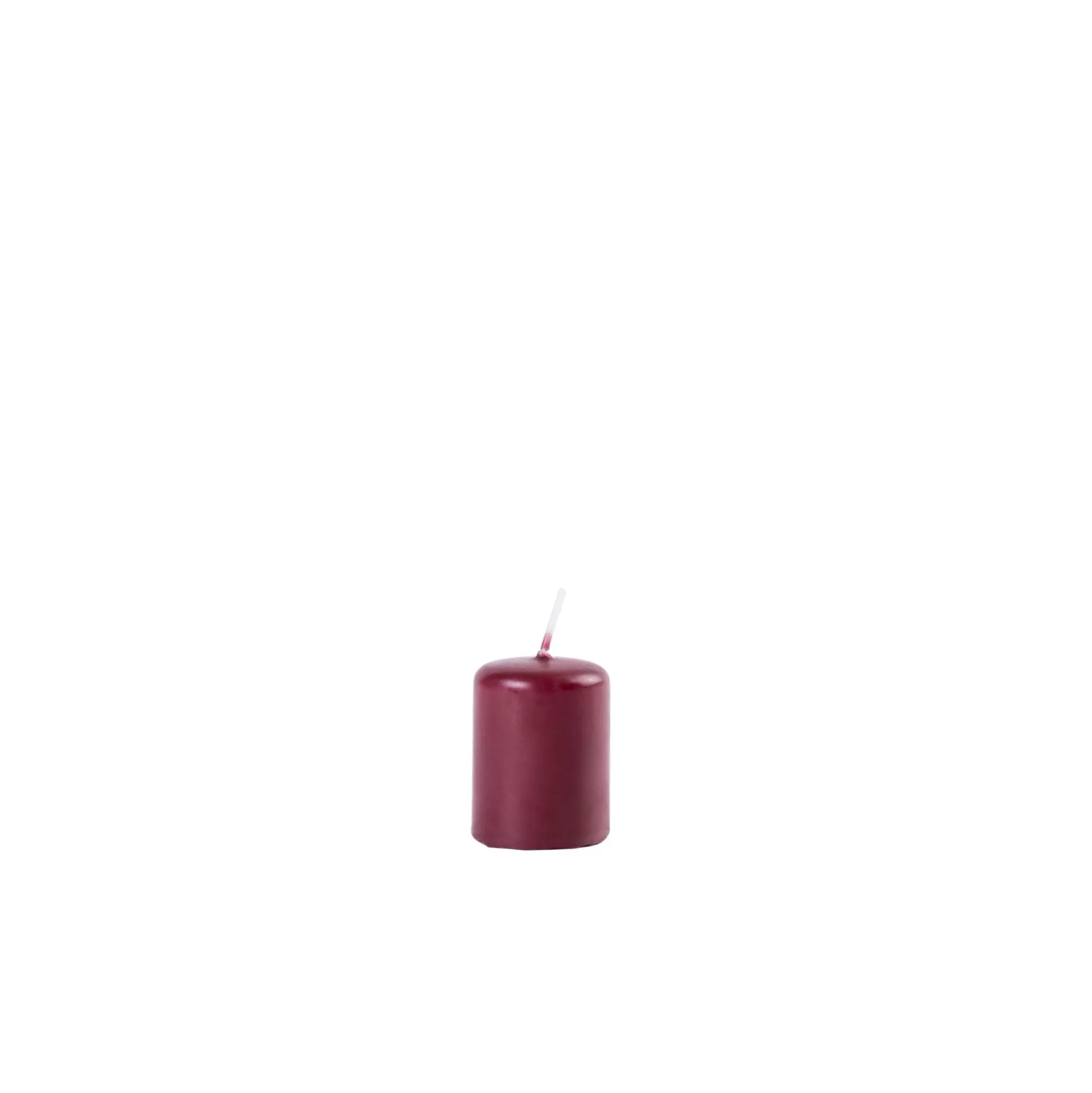 Velas<CASA Cilindro Vela Cilindrica Rojo