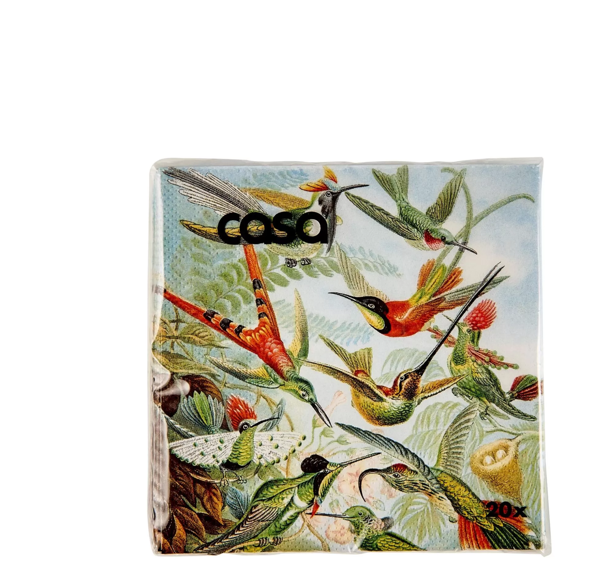 Servilletas<CASA Colibri Paquete De 20 Servilletas Multicolor