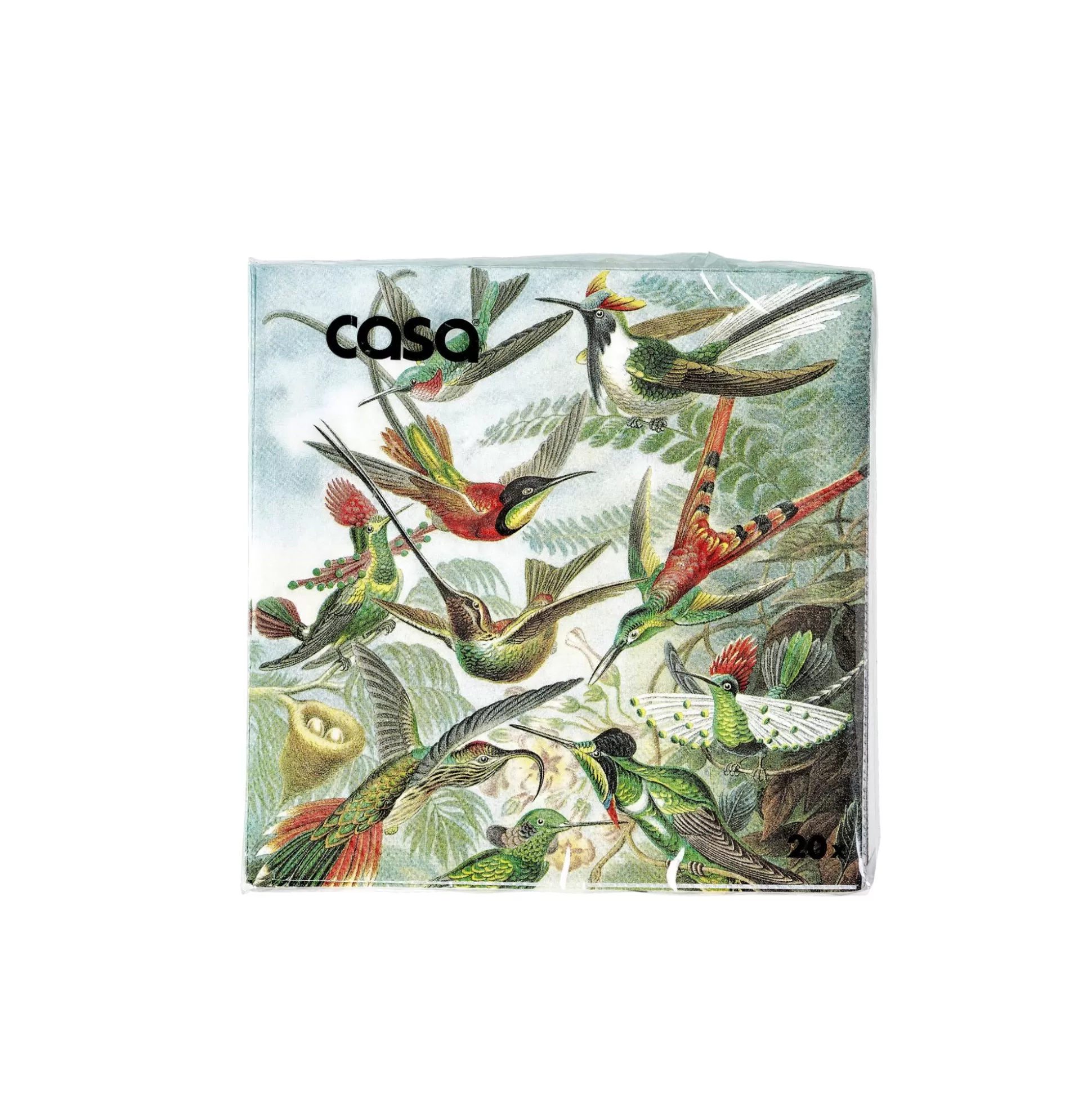 Servilletas<CASA Colibri Paquete De 20 Servilletas Multicolor