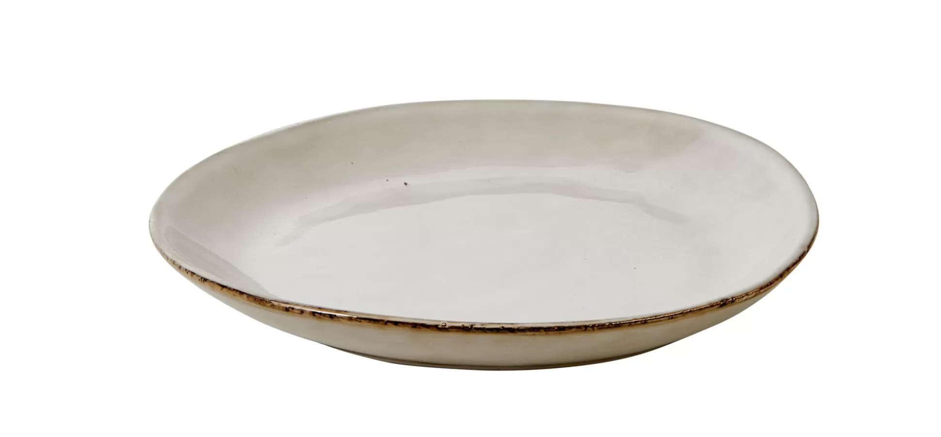 Platos<CASA Earth Marl Plato De Postre Crema