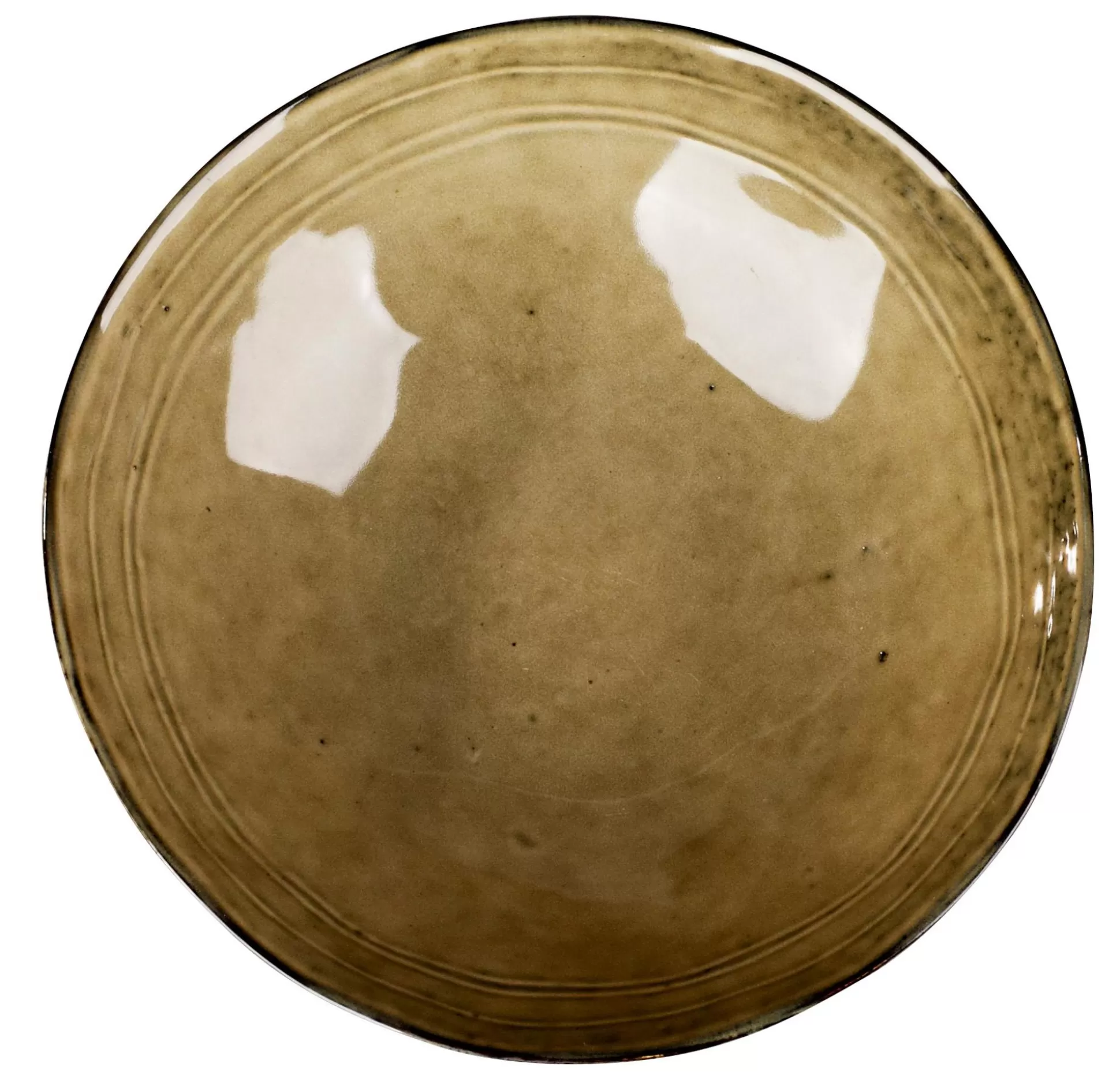 Platos<CASA Earth Sand Plato Hondo Marron Claro