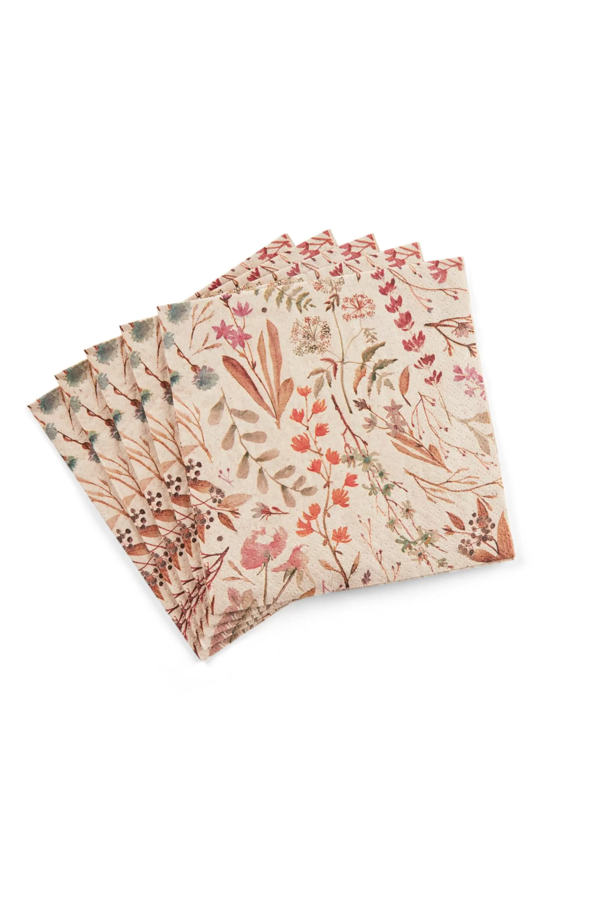 Servilletas<CASA Eco Dried Flower Paquete De 20 Servilletas Multicolor