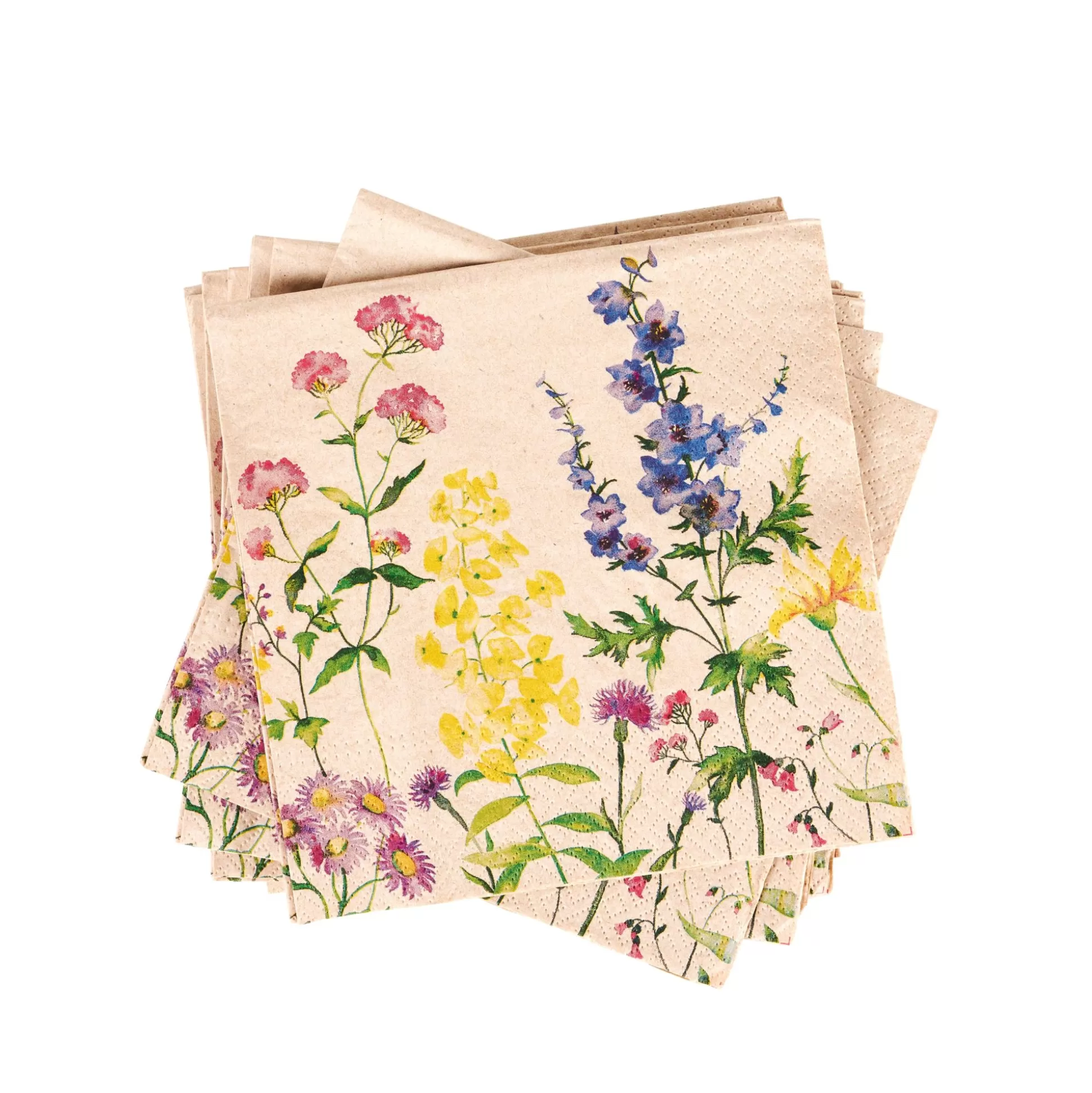 Servilletas<CASA Eco Floral Paquete De 20 Servilletas Varios Colores
