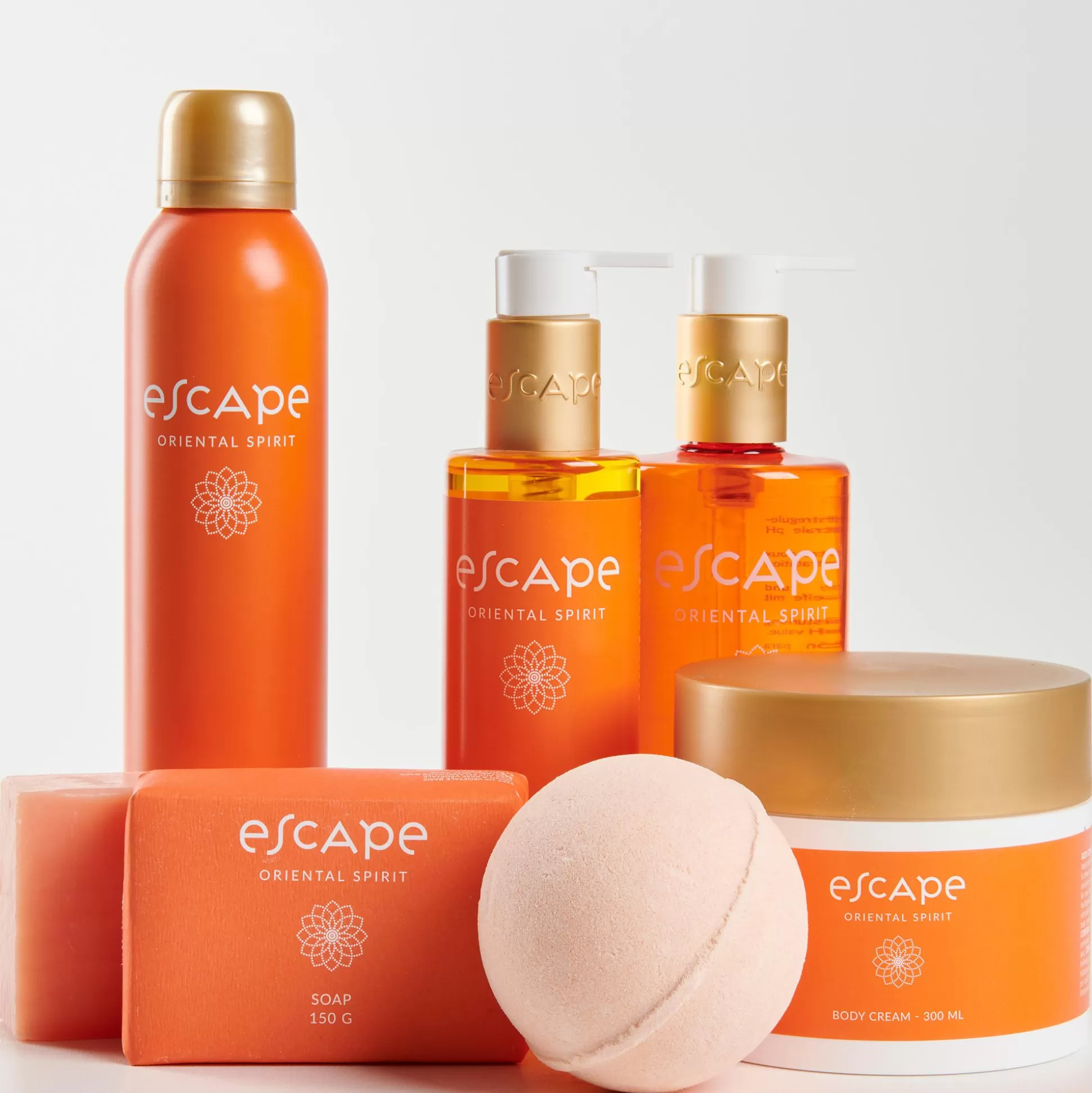 Tratamiento Corporal<CASA Escape Oriental Spirit Jabon De Mano En Dispensador Naranja