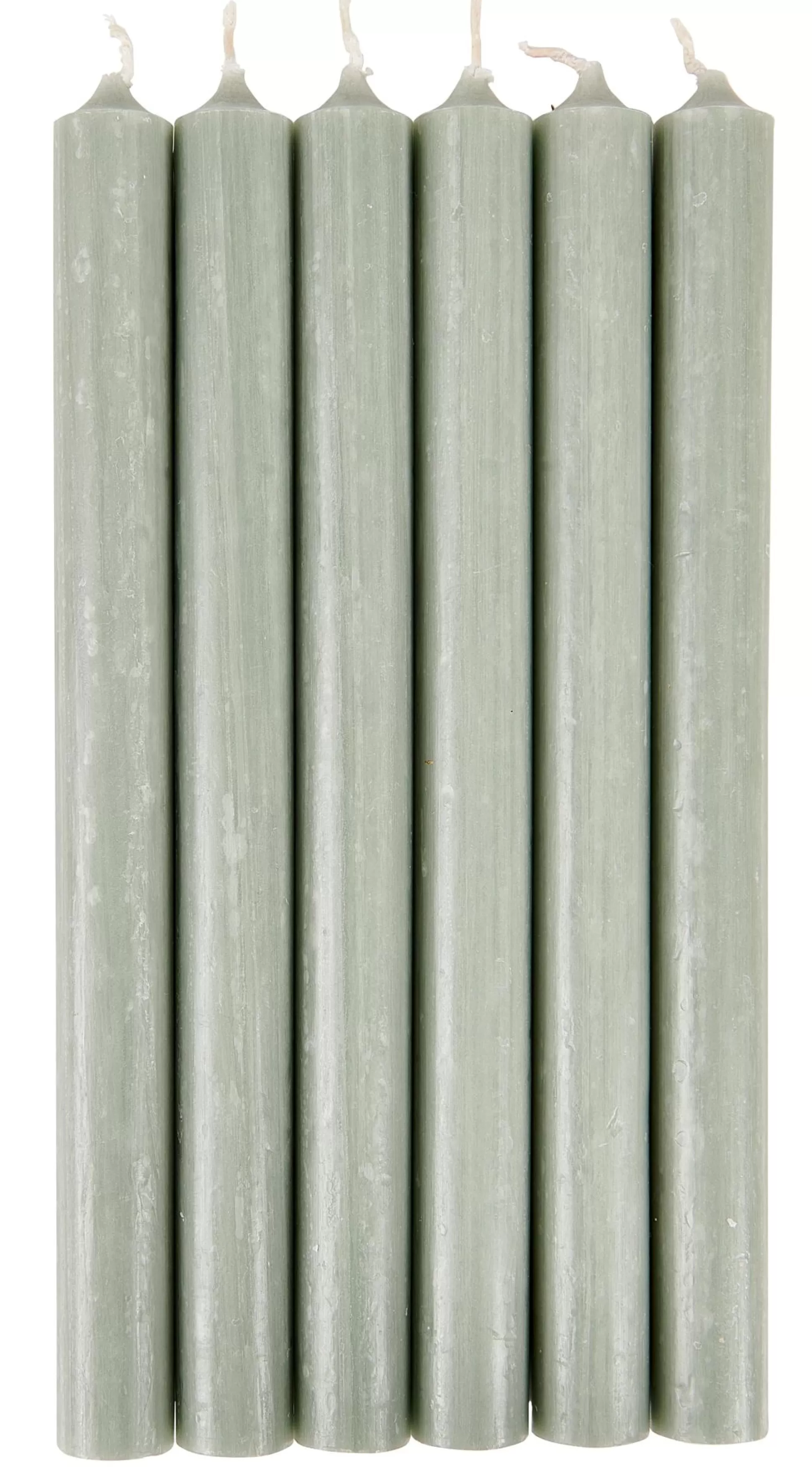 Velas<CASA Fina Velas Juego De 6 Verde