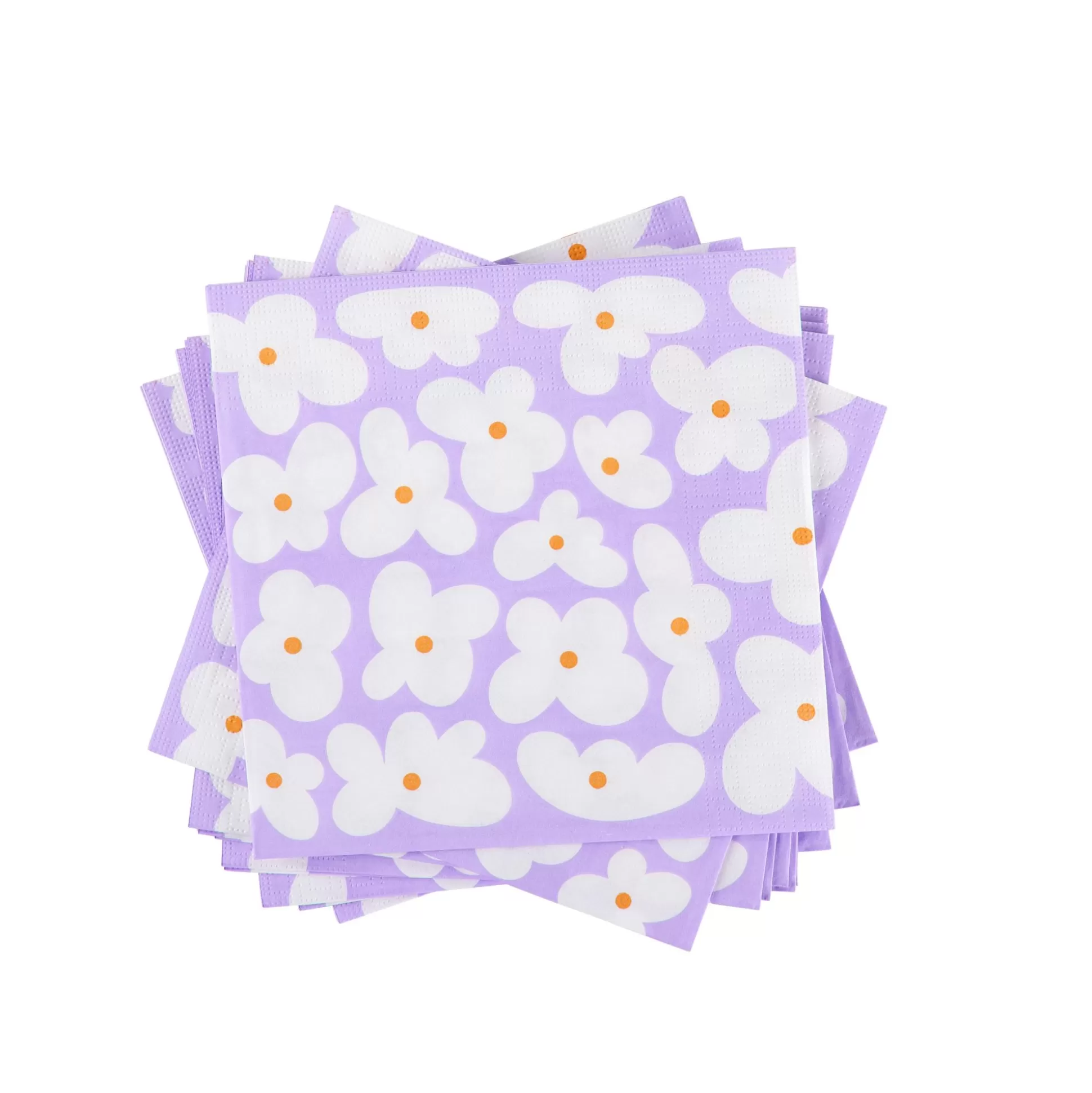 Servilletas<CASA Fleurs Lila Paquete De 20 Servilletas Varios Colores