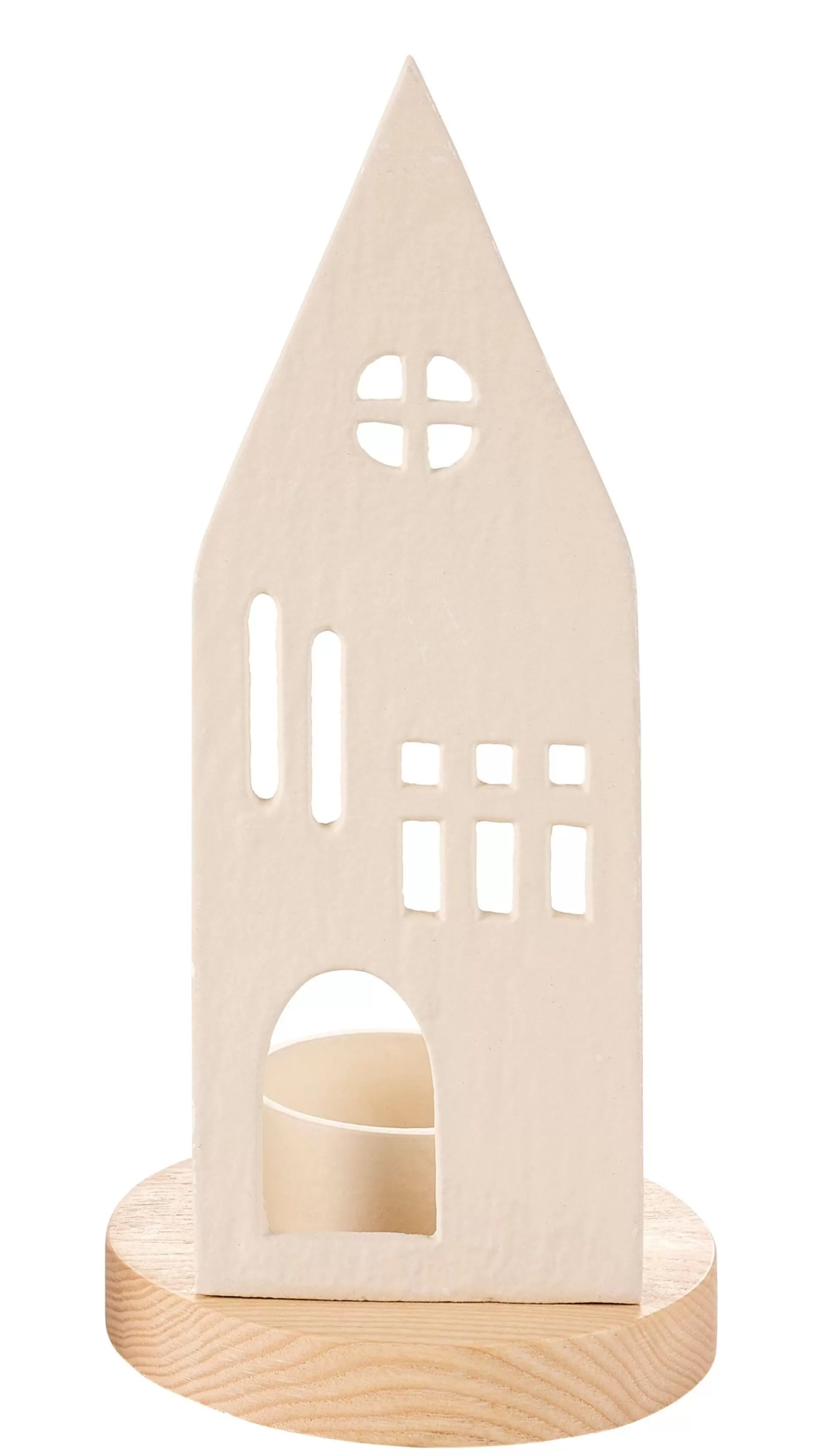 Soprortes Para Velitas<CASA Home Soporte Para Vela Pequena Blanco, Natural