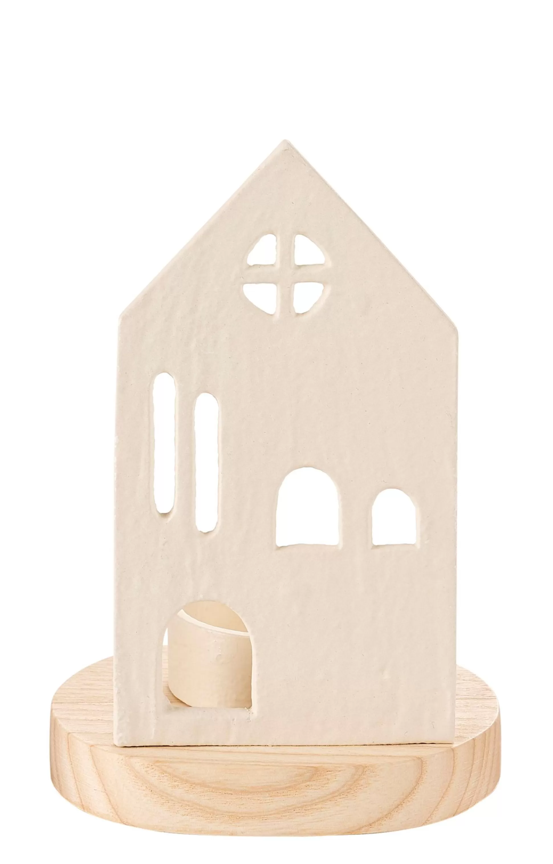 Soprortes Para Velitas<CASA Home Soporte Para Vela Pequena Blanco, Natural