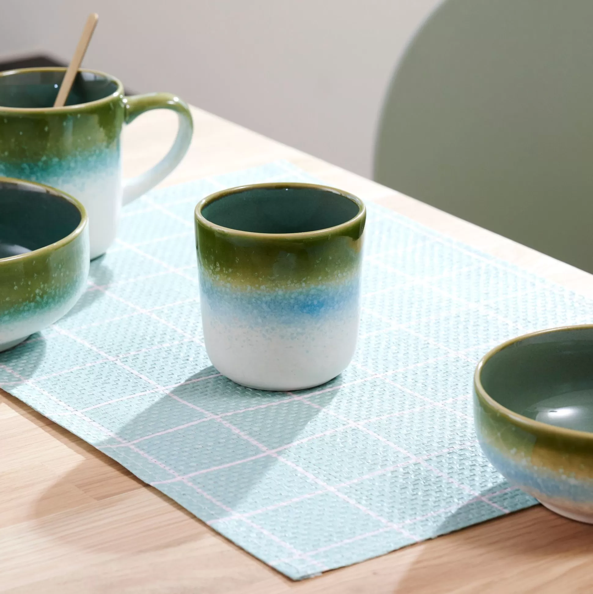 Tacitas<CASA Jessie Green Taza Sin Asa Verde