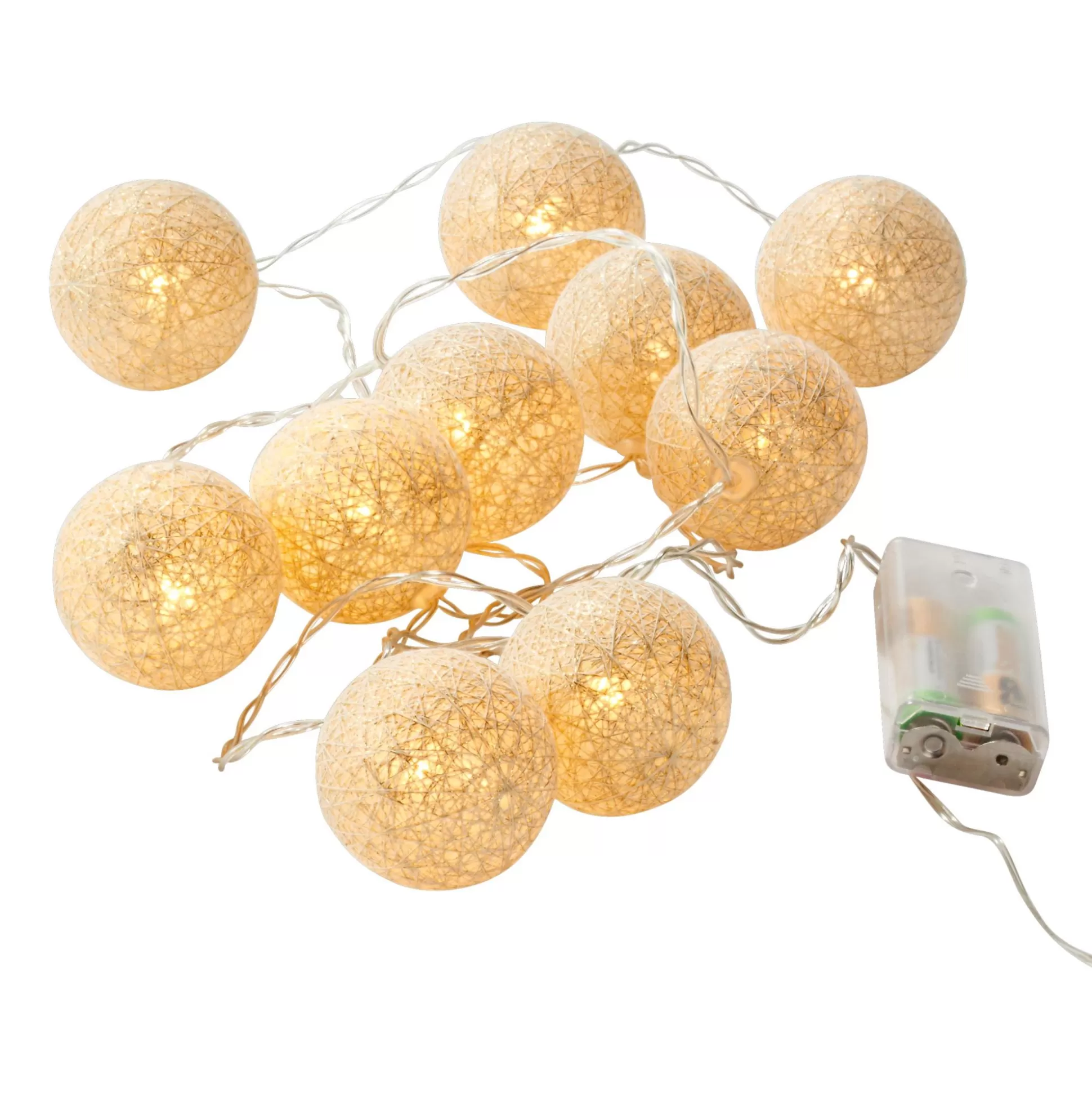 Guirnaldas De Luz<CASA Luis Lichtsnoer 10 Leds Dorado
