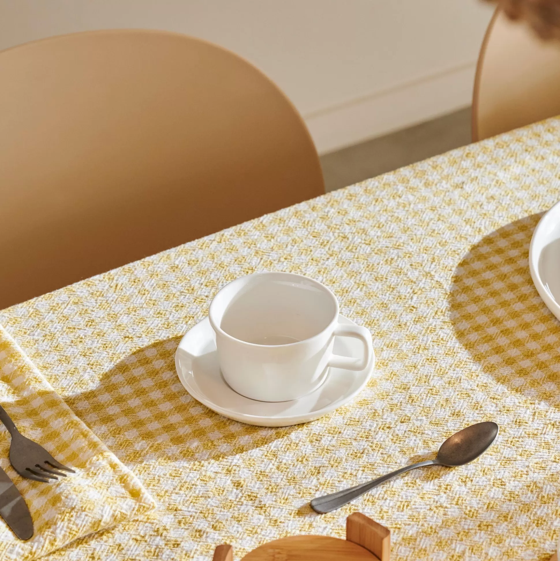 Tazas<CASA Marea Taza Y Plato Blanco