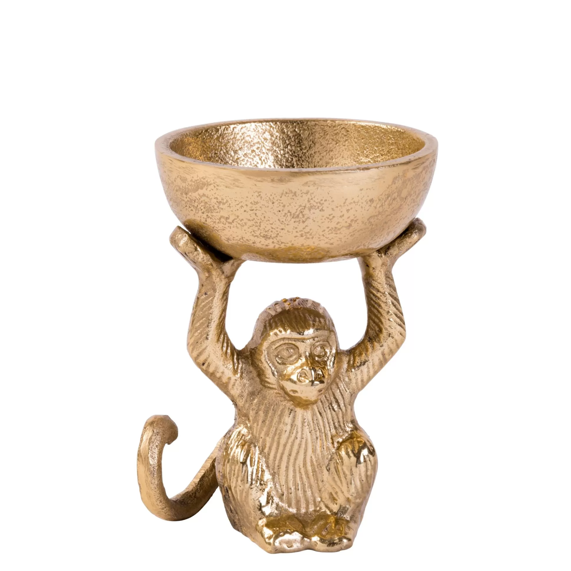 Soprortes Para Velitas<CASA Monkey Soporte Para Velas Dorado
