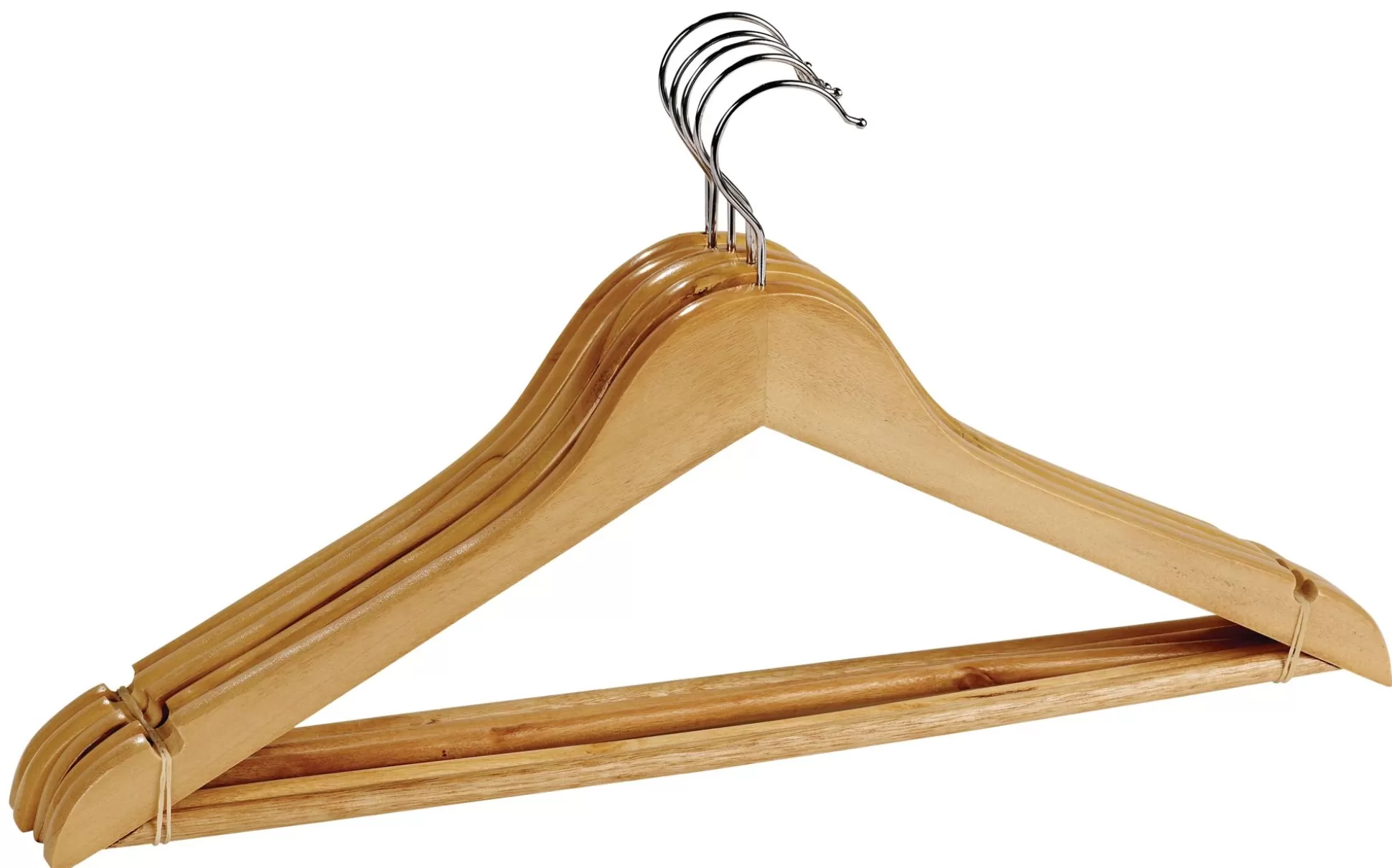 Perchas<CASA New Wood Perchas Juego De 5 Natural