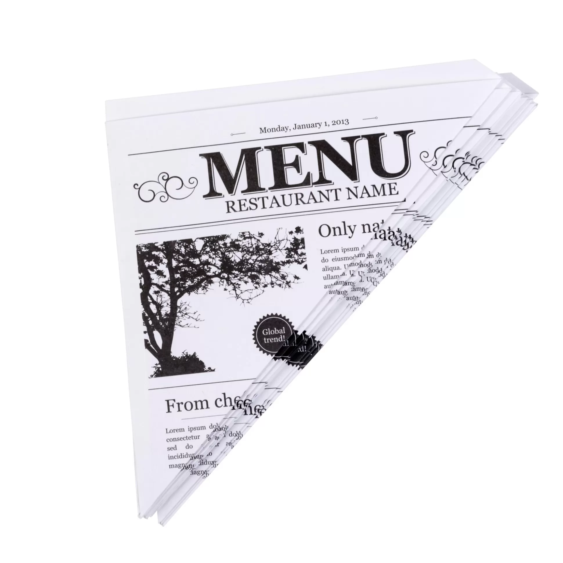 Aperitivo Y Tapas<CASA Njam Cucuruchos Juego De 10 Negro, Blanco