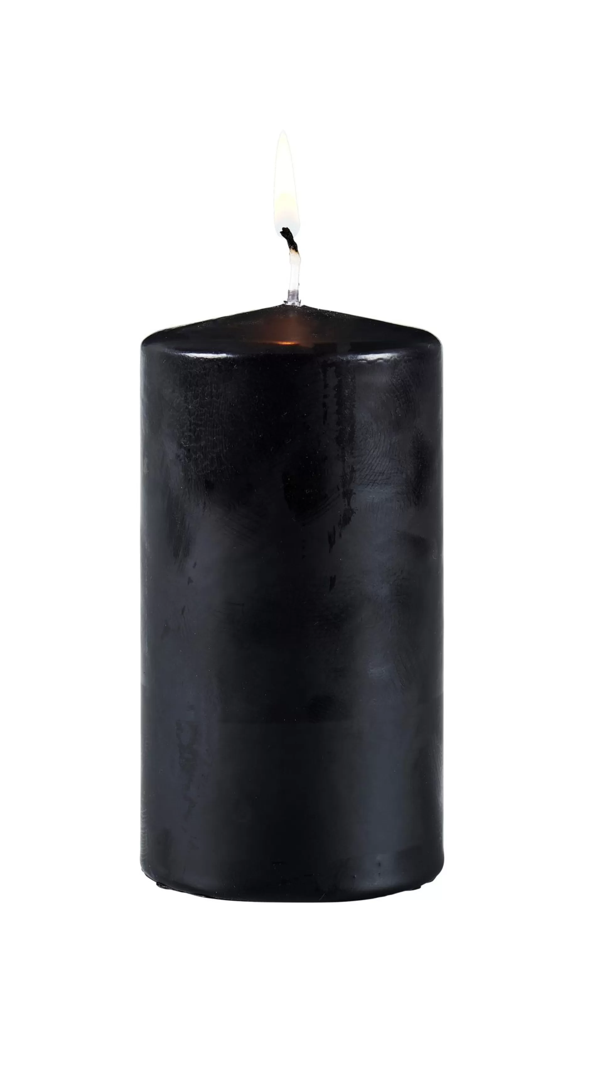 Velas<CASA Pure Vela Cilindrica Negro