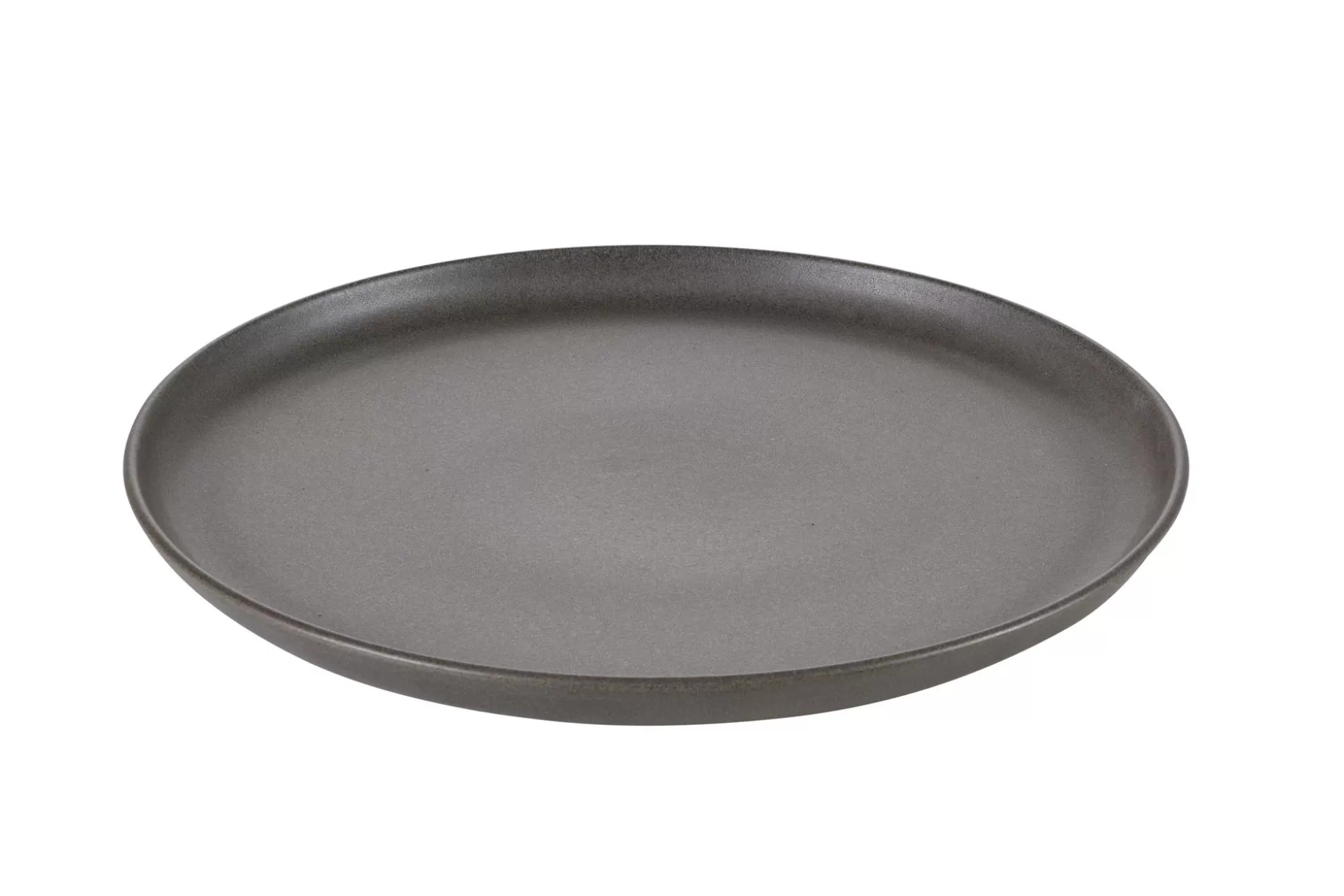 Platos<CASA Soul Coal Plato Llano Gris Oscuro