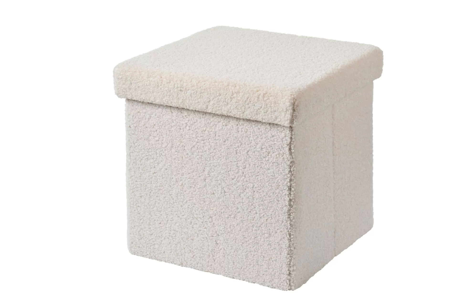 Pufs De Almacenaje<CASA Stor Puf Plegable Funcion Almac. Blanco