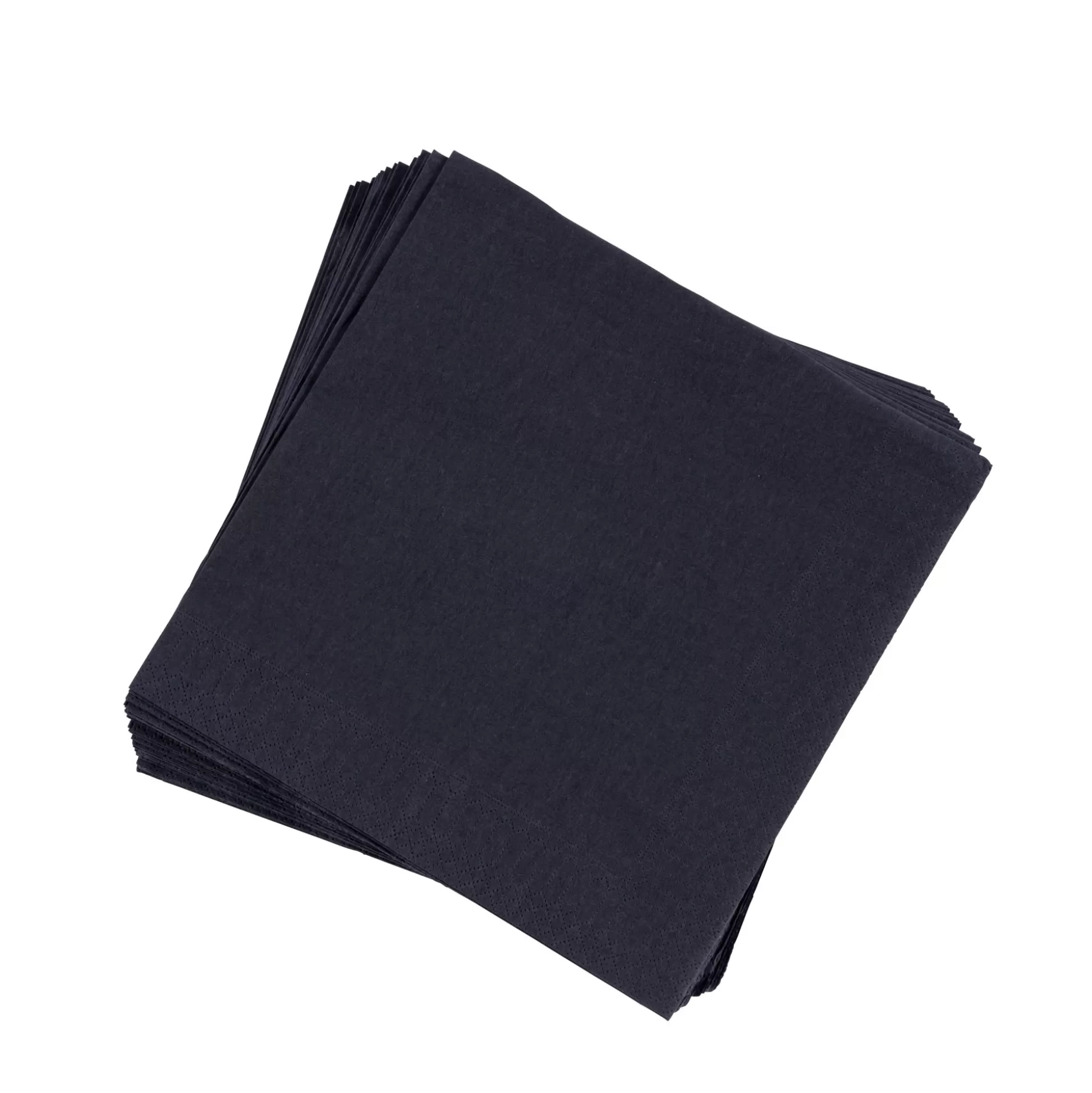 Servilletas<CASA Uni Juego De 20 Servilletas Negro